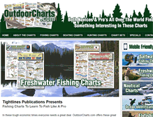 Tablet Screenshot of outdoorcharts.com